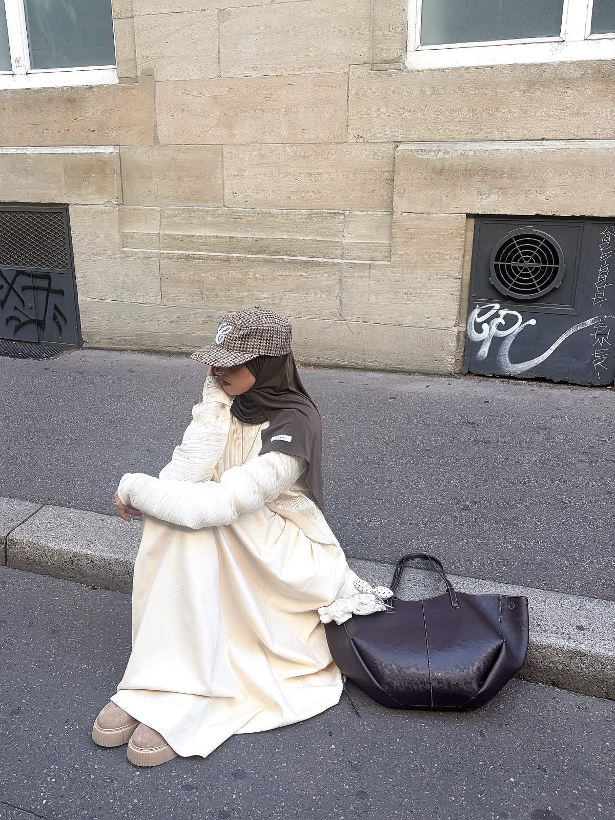 Aures Beige Skirt